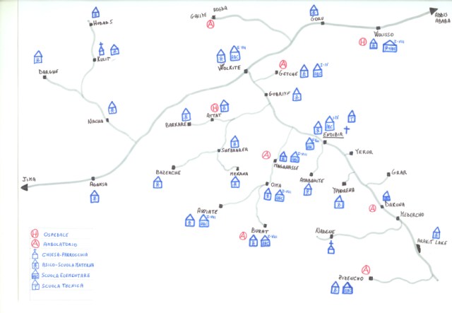 Mappa Emdibir di Andre@Mazzell@Photo