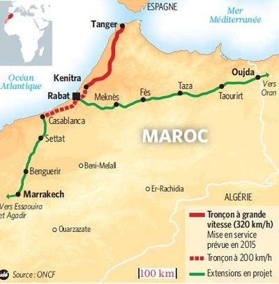 mappa Marocco